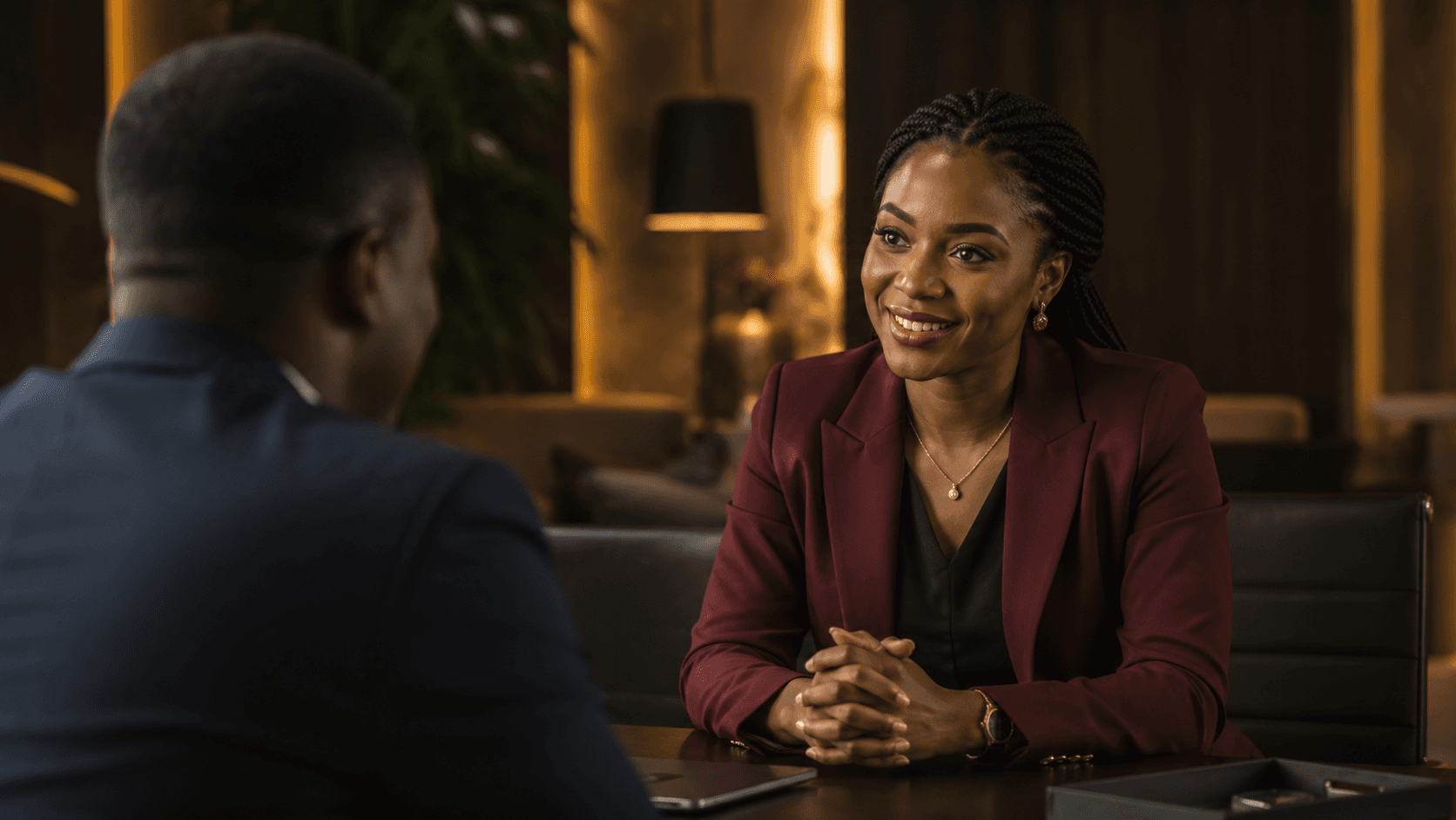 A GloWViCC PLC advisor meeting a client